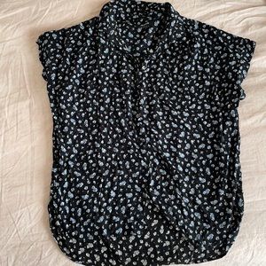 Madewell Floral Blouse Medium